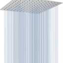 Voolan Rain Shower head, High Pressure Shower Head Made of 304 Stainless Steel, Relaxed Shower Experience Even at Low Water Flow and Pressure (10" Chrome)