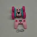 Remote Control Car for Girls Pink RC Car Double Sided 360°Flip Stunt Car with Headlights, Girl Princess Toys Rechargeable Toy Car for 6-7 6-8 9 10-12 Year Old Girls Birthday