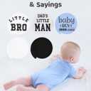 PATPAT Baby Bodysuits Supersoft Bamboo Viscose - Short Sleeve Boys and Girls - Newborn Infant Unisex Clothes Pack (0-3 Months)