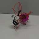 Solar Bees Lights Outdoor 2025 New Hanging Solar Garden Bee Outdoor Patio Garden Decor Simulation Bumble Solar Light for Christmas, Yard, Patio, Porch