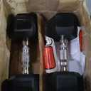 CAP Barbell Coated Dumbbell Weight | Multiple Options Pairs & Sets (50 lb - Set (5 lb x 2 & 20 lb x 2))