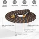 Giraffe Tools Garden Hose 100FT Non-Expandable Lightweight Flexible Water Hoses Burst 600 psi with 9 Spray Function Nozzle Heavy Duty Hose