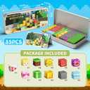 Magnetic Adventure Travel STEM：35PCS Mini Blocks Kit for Ages 3-5