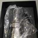 Geesta Premium Crystal Glass-Top Stovetop Espresso Moka Pot - 4/6/ 9 Cups - Stainless Steel Coffee Maker- 240ml/8.5oz/6 cup (espresso cup=40ml)