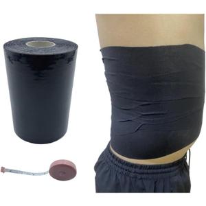 Body Stomach Compression Tape- Extra Wide Kaotic Magic Tape for Body Shaping& Workout& Sweater Enhancer& Skin Protection (Black/10CM*5M) (1 Roll)