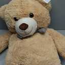 Poutmac Big Teddy Bear 4Ft Giant Soft Stuffed Animals Cute Plush Toy for Girlfriend Women Kids for Valentine's Christmas Birthday (Light Brown, 47 inches)