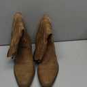 IUV Cowboy Boots For Women Western Cowgirl Boots with Chunky Heel Mid Calf Snip Toe Ideal for low insteps 8