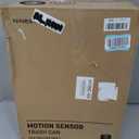 iTouchless Patented 13 G Stainless Steel Sensor Trash Can | AbsorbX Filter