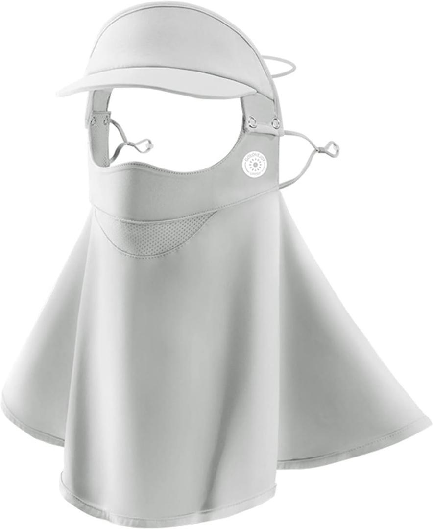 Unisex Sun Protection Face Mask Ice Silk Bandana Scarf Cooling Face Neck UV Protection for Summer Outdoor Activities (Summer Balaclava)