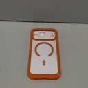 Miracase for iPhone 17 Pro Max Case 6.9" Full-Body Phone Case with Built-in Glass Screen Protector& Full Camera Protector,[Magnetic with MagSafe] Drop Proof 17 ProMax Cover, Orange