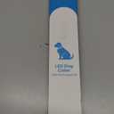 Light up Dog Collar - Multi-Color LED Dog Collar, USB-C Rechargable with Battery Indicator, Waterproof and Adjustable Rainbow Collar for Dogs (Medium)