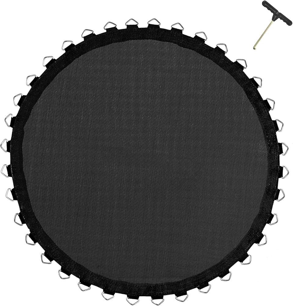 LeffEase Trampoline Mat Replacement, Trampoline Mat Fits 14FT Frame, with 80 V-Rings Fits 5.5inch, Jumping Mat for Reinforce, UV-Resistant, Not Include Spring.