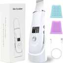 Face Scrubber Skin Spatula - Blackhead Remover Deep Cleansing Tool for Pore Extraction, 4-in-1 Fast Charging Dock Blackhead Remover Face Spatula for Facial Skincare Women Gift (White)