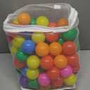 Click N' Play Ball Pit Balls for Kids, Plastic Refill Balls, Phthalate & BPA Free, Reusable Storage Bag with Zipper, Gift for Toddlers and Kids for Ball Pit, Bright Colors