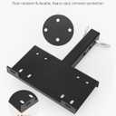 VEVOR Winch Mount, 15000 lbs / 6803 kg Load Capacity, Trailer Hitch Winch Mount with 50.8 mm Receiver, 2 Mounting Hole Design, Powder Coated Steel, Suitable for ATV UTV Pickup Truck, Black