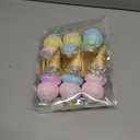 LANGXUN 6pcs Ice Cream Candy Land 2025 Xmas Birthday Party Suppiles Decoration, Hanging Candy Cane Christmas Tree Dcor, Christmas Decorative Hanging Ornaments Crafts