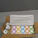 TUZAZO 10 Pack 8 Oz Glass Juice Bottles with Lids, Reusable Travel Drinking Jars Juice Containers, Glass Bottles for Juicing with Brush, Straws, Lids with Hole