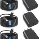 Samsung Super Fast Charger,3 Pack Type C 25W USB C Wall Charger Fast Charging with 10FT Long Type C to C Cable for Samsung Galaxy S25 Ultra/S25/S25+/S24+/S24 Ultra/S24/S24+/S23 Ultra/S22 Ultra