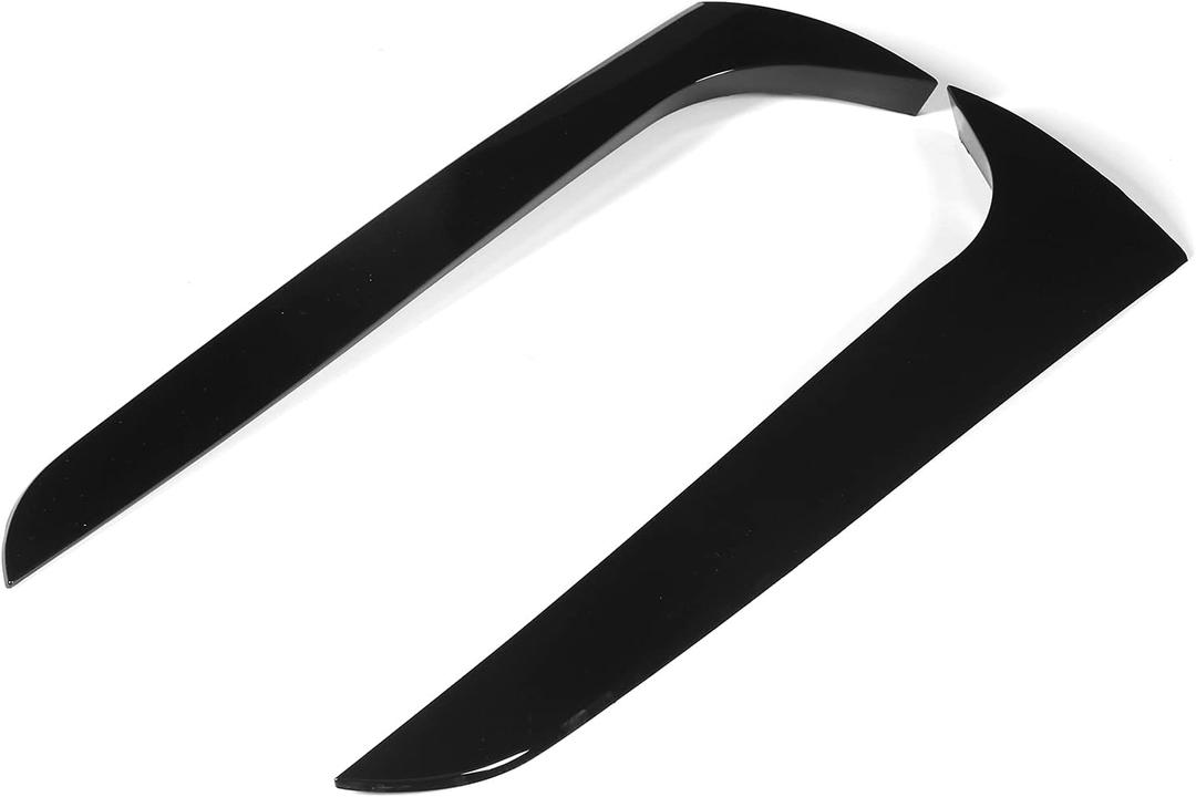 Rear Side Spoiler, 2pcs Glossy Black Car Rear Back Window Side Spoiler Maintenance Replacement for B8 Allroad Avant 29-216