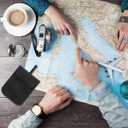 Hidden Bra Wallet, Travel Neck Pouch & Secert Money Pocket for Woman to Keep Valuables Safe for Secure Travel with Adjustable, Elastic Strap(Black)