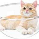 Cat Nest Acrylic Nest - Replacement Dome Cover Cat House, Clear Cat Space Bed, Anti-Scratch Replacement Cat Accessories for Tree Tower, Skylight & Hammock for Indoor Cats