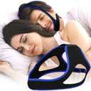 Anti Snoring Chin Strap for CPAP Users, Adjustable Stop Snoring Chin Strap, Anti Snoring Devices Chin Strap for Nasal Breathing, Snti Dnore Snoring Solution for Men & Women Snore Reducing Aids