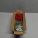 Watayo 45 Pcs Christmas Artificial Pine Branches with Red Berry Stems, 10.5" Faux Evergreen Norfolk Pine Cypress Leaves Stems, Fake Foliage Pine Needles Picks for DIY Craft Garland Home Decor