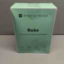 MH MYLUNE HOME Ultra Soft Robe With Pockets, Spa Bathrobe Loungewear Calf-Length, Plush Fuzzy Fluffy Wrap Robe for Women (1, Hooded Ribbed Taupe)