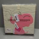 2 Pcs Foldable Animal Toy Storage Box/Bin/Cube, Collapsible Storage Organizer Chest Basket Container for Boys and Girls(13 x 13 x 13 Inch, Dinosaur & Pink Elephant)