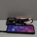 Dual Voltage Curling Iron 2-in-1 Curling Iron 1 Inch,(100V~240V) Dual Voltage Hair Straightener Travel CurlingIron European Flat Iron(Black)