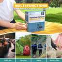 Ann Katy Super Absorbent Polymer 30 Packs,Portable & Fast-Absorbing Camp Toilet Chemicals Gel with 5 Gallon Bucket Toilet Luggable Drawstring Bag, Emergency Toilet Bag&Potty Gel