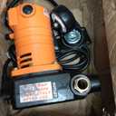 VEVOR Cast Iron Water Transfer Pump, 115V AC 1600 GPH 1/2HP, Portable Electric Utility Pump with Carbon Brush, Filter, Brass Connectors, for Garden, Rain Barrel, Pool, Pond, Hot Tub, Aquarium Draining