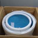 Kante 18",14",10" Dia Concrete Round Planters (Set of 3), Outdoor Indoor Large Planter Pots with Drainage Hole for Home Patio Garden, Pure White