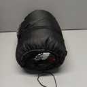 AGEMORE Cotton Flannel Sleeping Bag for Adults, Lightweight XXL Cotton Sleeping Bag for Camping Backpacking or Hiking, Water Resistant 3-4 Season Sleeping bag for Warm & Cool Weather (Black/ Red)