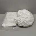 LBRO2M 100% Egyptian Cotton Sheets Set 1000 Thread Count,Queen Size Bed Sheet 4 Piece Sets,Long Staple,16 Inches Deep Pocket,All Season,Bedding Super Soft Breathable,Sateen Weave(White)