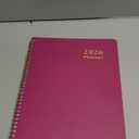 2026 Planner, Weekly and Monthly Calendar Planner, January 2026 - December 2026, Hardcover 2026 Calendar Book with Tabs For Women & Men, Inner Pocket, Spiral Bound, Perfect for Office Home School Supplies - A4 (8.5" x 11"), Crabberry Red