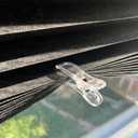 YGNNIU 12 Clips for Pleated Shades Window Shade Clips Shade Paper Shades Clips