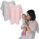 Wearable Burp Cloths for Parents - Extra Soft, Absorbent, and Waterproof Garment Protector - Perfect for Spit-Ups, Drool, and Milk - Newborn Baby Essential