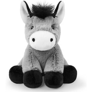 Donkey Stuffed Animal Toy, Soft Huggable Plush Toys for Kids, Cute Animal Gift for Boys Girls and Toy for 1-3 Toddlers -8.5 Inch