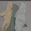 3-Pack Organic Cotton Long Sleeve Bodysuits , Honey Kisses (3-6 Months, Sage Ombre)