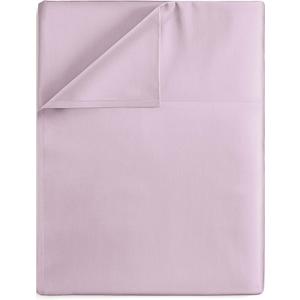 Queen Size Flat Sheet - Hotel Quality Top Flat Bed Sheet Only - Ultra-Soft, Comfy, Breathable & Cooling - Fade & Wrinkle Free - Easy-Care, Stain & Shrink Resistant Bedding - Oeko-Tex - Light Lavender