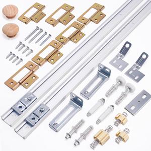 Bifold Door Hardware Kits with 2-Pack 36 Inch Closet Bifold Door Track