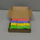 Outus 48 Pieces Magnetic Whiteboard Dry Eraser Office Erasers Bone Shaped Dry Erasers Fit for Home and Office, Red, Yellow, Blue and Green