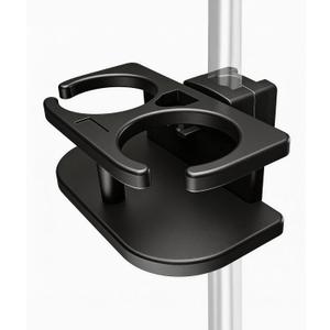Boat Drinks Holder - Fits 1-1/4" Square Rails and 7/8" to 1" Round Rails Pontoon Drinks Holders with Rail Mount Bracket Kit, No Drilling Required.