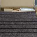 4-Pack Wooden Dog Ramp for Stairs, Anti-Slip Pet Steps for Small Dogs with Carpet Surface, Low-Angled Pet Ramps for Staircase, Steps and Stairs Assist for Injured & Aged Pets, Stairs Ramp for Dogs