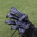 Craftsman Golf Blue Strips Stars Mallet Mid-Mallet Blade Putter Head Cover Headcover Magnetic Closure Alignment Stick Case Holder