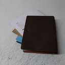 Fan&Ran Refillable Leather Journal Lined Paper, A5 Leather Binder Organizer for Men and Women, 100 Sheets, Brown