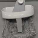 Munchkin Super Scoop Hanging Bath Toy Storage with Quick Drying Mesh, Grey (1 Count (Pack of 1))