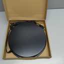 GUEOQTC Chicken Water Heater-11in Heated Poultry Waterer Base for 5 Gallon,with Thermostat and 9.8ft Power Cord (1PACK, Black)