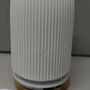 URPOWER 100ML Essential Oil Diffusers for Home with 7 LED Color Changing Lights, Timer & Auto-Off Ultrasonic Aromatherapy Diffuser Cool Mist Humidifier Scent Diffuser for Bedroom, Office, Yoga (Striped White)